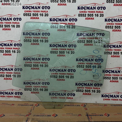 Opel Corsa D sol arka kapı camı