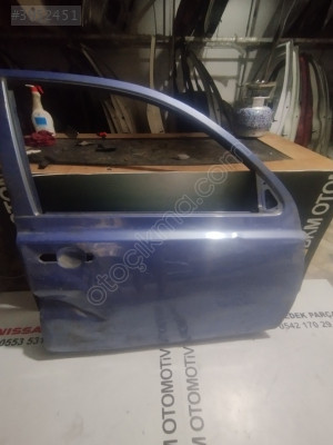 Micra k13 sağ ön kapı mavi