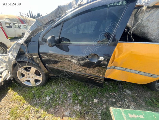Peugeot 307 sol ön kapı siyah