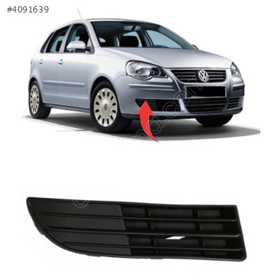 6Q0853666D VW POLO 05-09 ÖN TAMPON SİS KAPAĞI SAĞ SİSSİZ