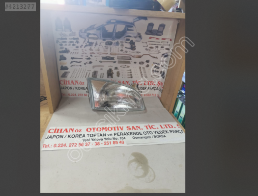 1998-2000 Toyota Starlet Sağ Ön Far Fiyatı - Parça No: 811501