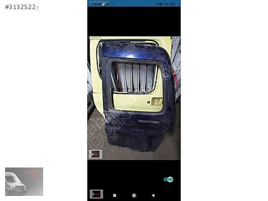 PEUGEOT PARTNER SAG ARKA KAPI ORJİNAL ÇIKMA