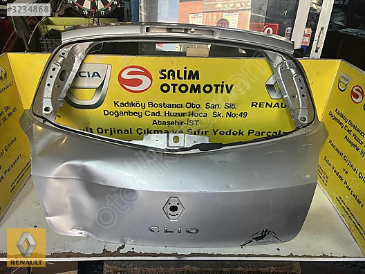 RENAULT CLIO 3 HB ÇIKMA ORJİNAL BAGAJ KAPAĞI VE DİĞER PARÇALASRI