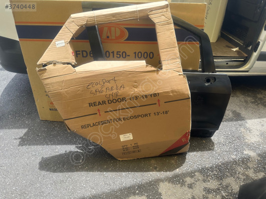 Ecosport sağ arka kapı sıfır yan sanayi