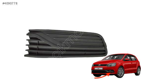 6C0853665 VW POLO 2015-2017 SOL SİS KAPAĞI SİSSİZ