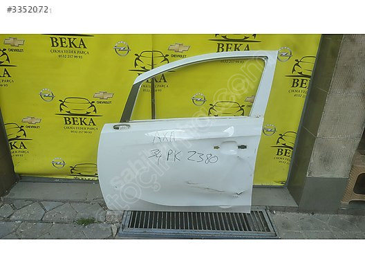 OPEL CORSA E SOL ÖN KAPI BEYAZ ÇIKMA ORJİNAL YEDEK PARÇA ÜRÜNL
