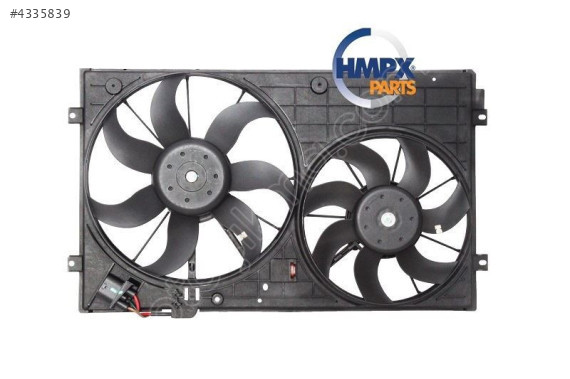 FAN MOTORU KOMPLE ÇİFTLİ GOLF5/6-JETTA-PASSAT-CADDY-A3-LEON 04-13