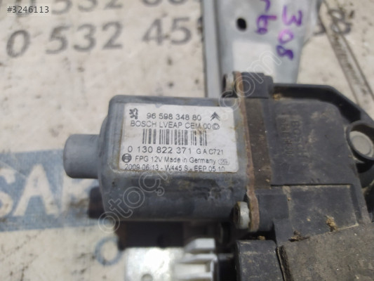 ÇIKMA PEUGEOT 308 SOL ARKA CAM KRİKOSU K-315