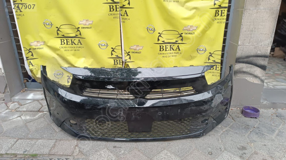 OPEL CORSA F DOLU ÖN TAMPON SİYAH ÇIKMA ORJİNAL YEDEK PARÇA