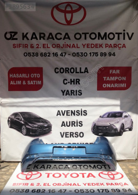 2016-2018 TOYOTA AURIS ÇIKMA ORJINAL ARKA TAMPON