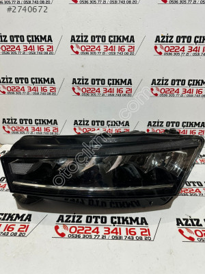 OCTAVİA SOL ÖN FAR FULL LED ORJİNAL ÇIKMA