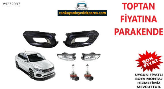 FİAT EGEA SİS FARI LAMBASI TAKIM KOMPE SET AL TAK