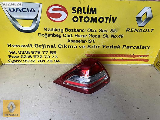 RENAULT MEGAN 2 MAKYAJLI SIFIR SOL STOP VE DİĞER PARÇALRI