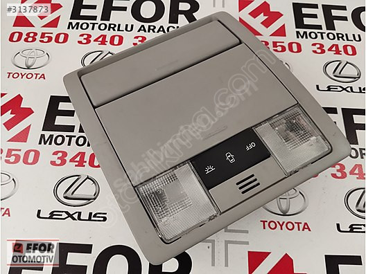 TOYOTA VERSO SIFIR İÇ AYDINLATMA GRİ 11-15 OEM NO: 81260-0F082