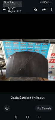 DACİA SANDERO ÖN KAPUT