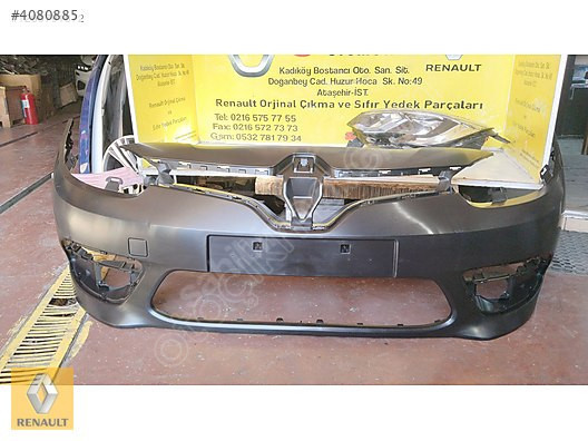 RENAULT FLUENCE SIFIR BOŞ ÖN TAMPON VE DİGER PARÇALARI