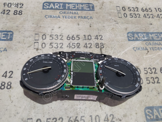 ÇIKMA SKODA OCTAVİA KİLOMETRE GÖSTERGE SAATİ 1Z0920810 B