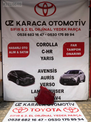 2020-2025 TOYOTA COROLLA CROSS ÇIKMA ORJINAL ARKA TAMPON KÖŞESİ