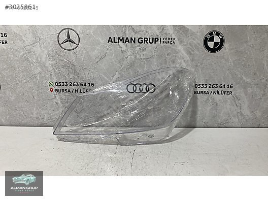 MERCEDES C SERİSİ W204 MAKYAJLI SOL FAR CAMI SIFIR