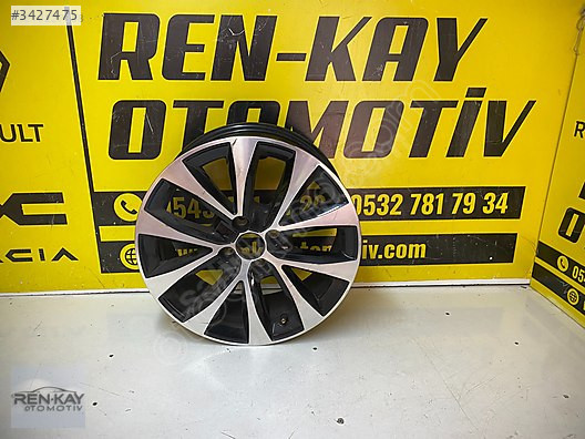 403000315R RENAULT CLİO 5 ORJ ÇIKMA ÇELİK JANT RENKAY OTO