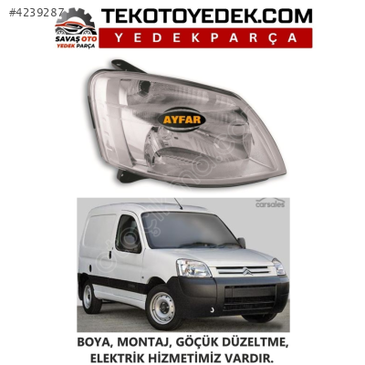 BERLİNGO / PARTNER ÖN FAR SAĞ SOL 2003 2004 2005 2006 2007 2008