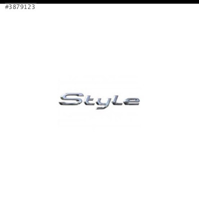Peugeot rifter marka style yazısı Orjinal sökme 9819277380