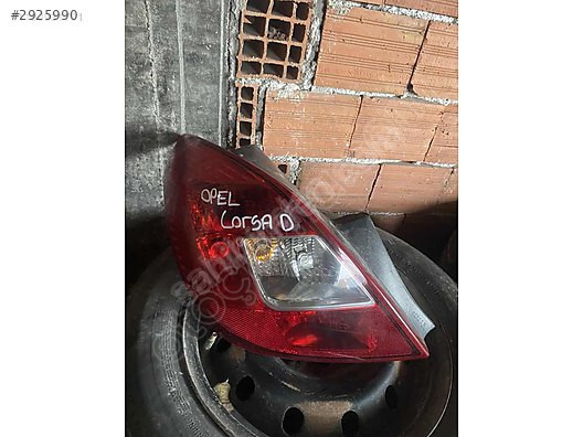 Opel corsa D sol arka stop EMR OTOMATİV