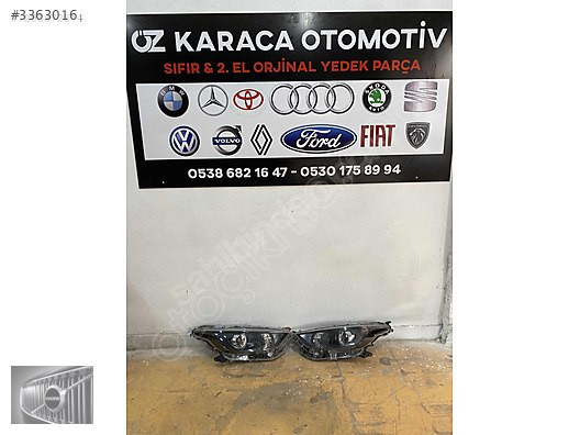 2019-2023 TOYOTA YARİS ÇIKMA ORJİNAL TAKIM ÖN FAR