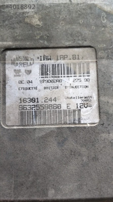 9632559880 16301 244 Peugeot 206 motor beyni