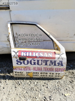 SKODA FELİCİA ÇIKMA ORJİNAL SAĞ ÖN KAPI