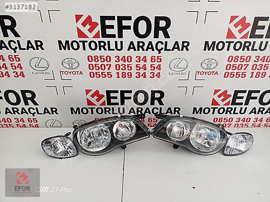 TOYOTA COROLLA SIFIR SAĞ FAR 01-02 OEM NO: 81110-1E530