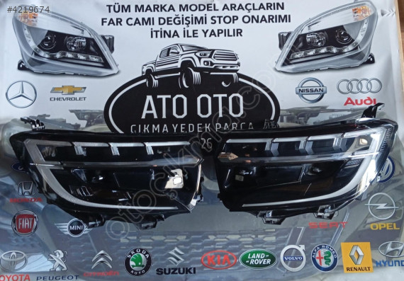 RENAULT AUSTRAL ORJİNAL ÇIKMA SAĞ SOL FAR BB