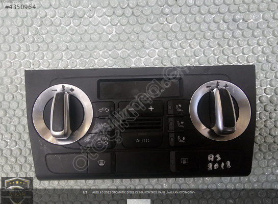AUDİ A3 2012 OTOMATİK DİZEL  CAYC  KLİMA KONTROL PANELİ-ALKAN OTO