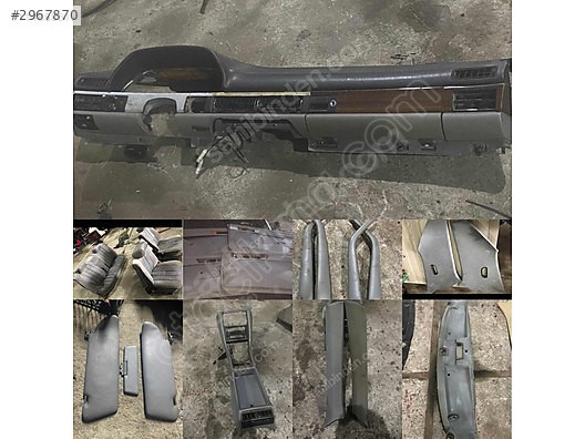 MERCEDES W126 ORJ. RESTORESİZ GRİ İÇ SALON TAKIMI EKSİKSİZ