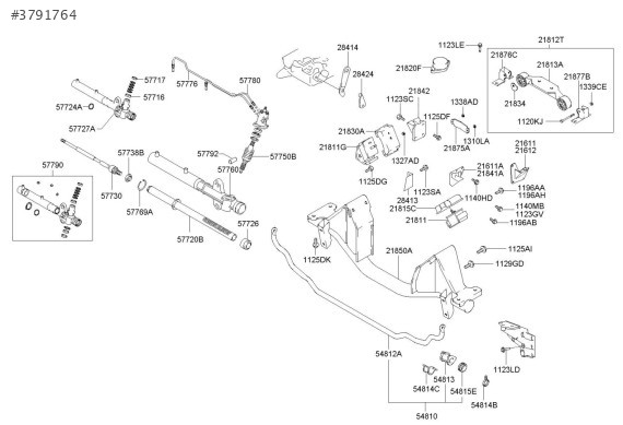 21850-47000 STAREX KAMYONET LİBERO MOTOR TRAVERSİ