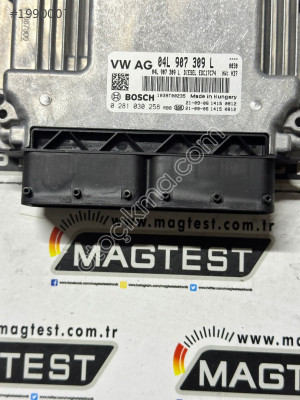 AUDI A4 2.0 TDI 0281030258,04L907309L, EDC17C74 ECU MOTOR