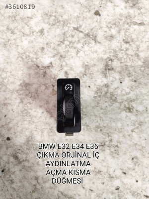 BMW E32 E34 E36 ORJİNAL İÇ AYDINLATMA AYAR DÜĞMESİ