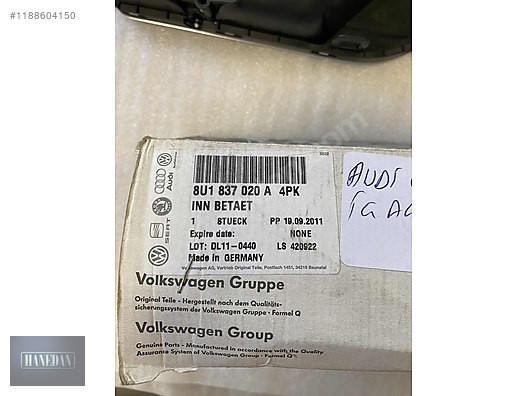 AUDİ Q3 SOL ÖN İÇ AÇMA KOLU 8U1837020A