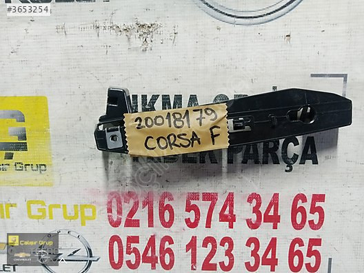 CORSA F SOL ARKA TAMPON BRAKETİ OEM 20018179