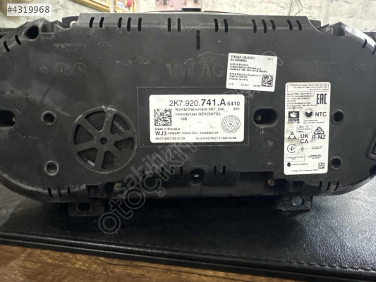 2k7920741a Caddy gösterge paneli