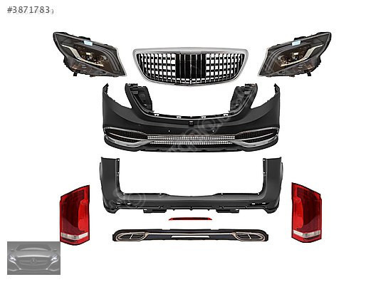 MERCEDES W447 VİTO MAYBACH FARLI STOPLU ÖN ARKA TAMPON