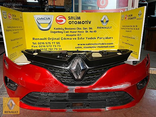 RENAULT CLIO 5 ÇIKMA ORJİNAL ÖN TAMPON VE DİĞER PARÇALARI