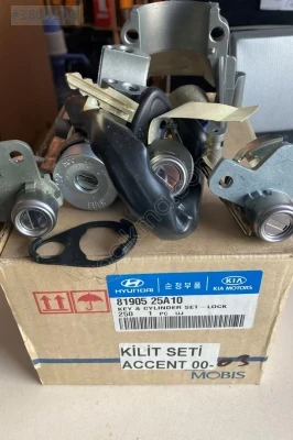 81905-25A10 KİLİT SETİ ACCENT 00> 81900
