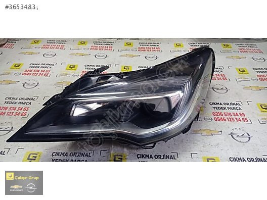 OPEL ASTRA K SOL HALOJEN FAR ÇIKMA SÖKME YEDEK PARÇA