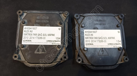 AUDİ A8 MATRİX SAĞ SOL FAR KAPAK 2010 2014 173286-00 4H0941607 Ç