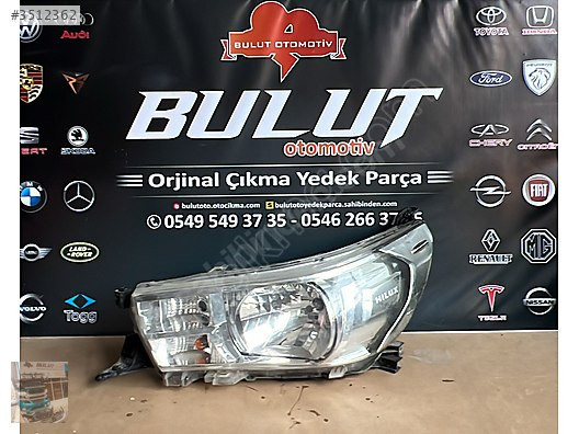 Toyota hilux sol far çıkma