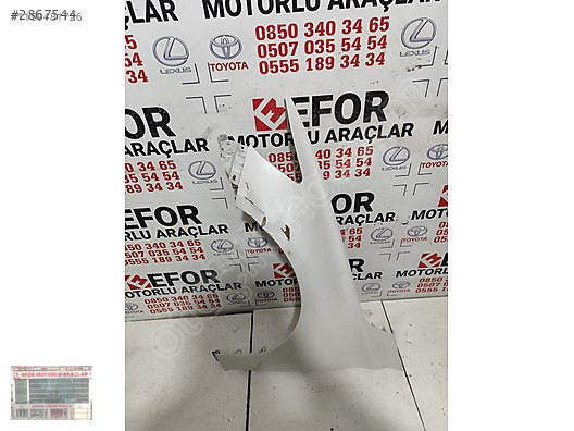HONDA ACCORD ORJİNAL ÇIKMA SOL ÖN ÇAMURLUK 22-24