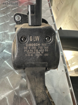 Citroen C4 gaz pedalı