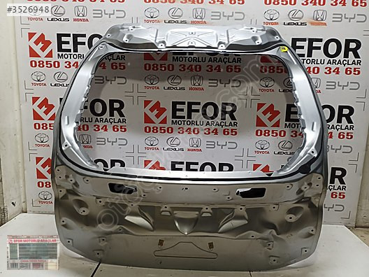TOYOTA CHR ORJİNAL ÇIKMA BAGAJ KAPAK 23+