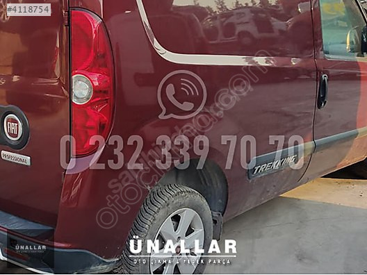 FİAT DOBLO SAĞ ARKA ÇAMURLUK ve TÜM AKSAM | ÜNALLAR OTO ÇIKMA |